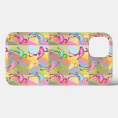 Flamingo Parade Case-Mate iPhone Hülle (Rückseite (Horizontal))
