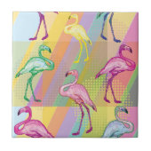 Flamingo-Parade Fliese (Vorderseite)