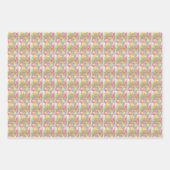 Flamingo Parade Geschenkpapier Set (Vorderseite 2)