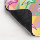 Flamingo-Parade Mousepad (Ecke)