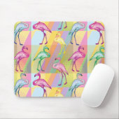 Flamingo-Parade Mousepad (Mit Mouse)