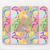 Flamingo-Parade Mousepad (Vorne)