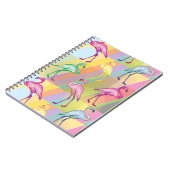 Flamingo-Parade Notizblock (Linke Seite)