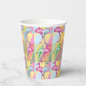 Flamingo Parade Pappbecher (Rechts)