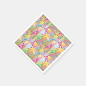 Flamingo Parade Serviette (Ecke)