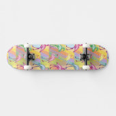 Flamingo-Parade Skateboard (Horizontal)