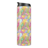 Flamingo-Parade Thermosbecher (Nach rechts gedreht)