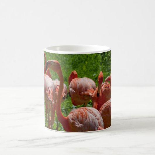 Flamingo-Paradies Kaffeetasse (Mittel)