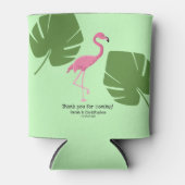 "Flamingo Paradise" Custom Can Cooler mit Tropica Dosenkühler (Vorderseite)