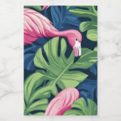 Flamingo Paradise Jar Lebensmitteletikett (Einzelnes Label)