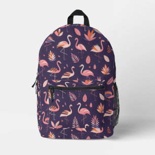 Flamingo Paradise Pattern Bedruckter Rucksack