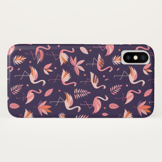 Flamingo Paradise Pattern Case-Mate iPhone Hülle (Rückseite (Horizontal))