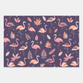 Flamingo Paradise Pattern Geschenkpapier Set (Vorderseite 2)