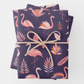 Flamingo Paradise Pattern Geschenkpapier Set (Beispiel)