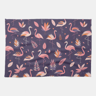 Flamingo Paradise Pattern Geschirrtuch