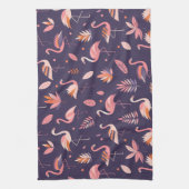 Flamingo Paradise Pattern Geschirrtuch (Vertikal)