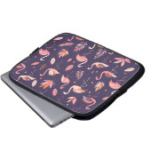Flamingo Paradise Pattern Laptopschutzhülle (Vorne Knopf)