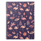 Flamingo Paradise Pattern Notizblock (Vorderseite)