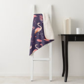 Flamingo Paradise Pattern Sherpadecke (Beispiel)