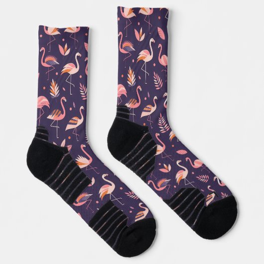 Flamingo Paradise Pattern Socken (Rechts)