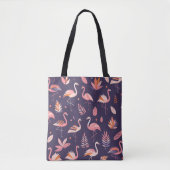 Flamingo Paradise Pattern Tasche (Vorderseite)