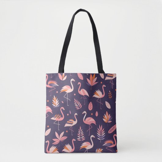 Flamingo Paradise Pattern Tasche (Vorderseite)