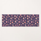 Flamingo Paradise Pattern Yogamatte (Vorderseite (Horizontal))