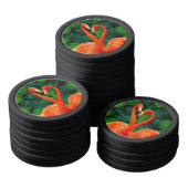 Flamingo Paradise Poker Chips, Black Pokerchips (Kollektion)