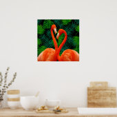 Flamingo Paradise Poster (Küche)