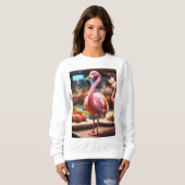 Flamingo Paradise T - Shirt - Vibranntes tropische (Vorne ganz)