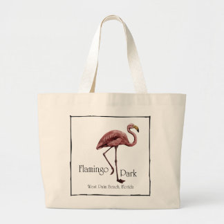 Flamingo Park-Taschentuch Jumbo Stoffbeutel