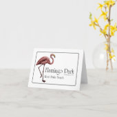 Flamingo-Parkanmerkungskarte Karte (Gelbe Blume)