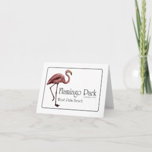 Flamingo-Parkanmerkungskarte Karte