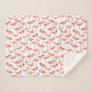 Flamingo Party Baby Sherpadecke