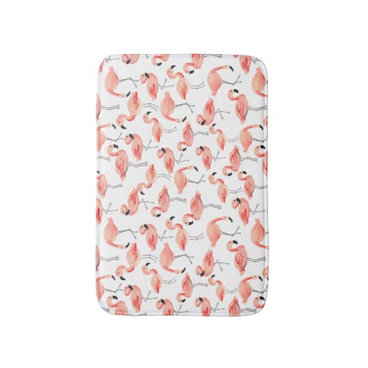 Flamingo-Party Badematte (Vorderseite Vertikal)