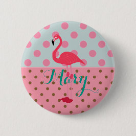 Flamingo Party Button für Feiern