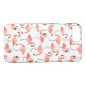 Flamingo Party Case-Mate iPhone Hülle (Rückseite (Horizontal))