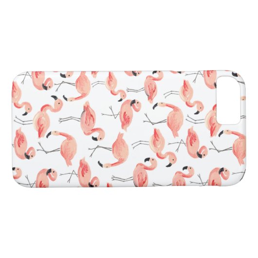 Flamingo Party Case-Mate iPhone Hülle (Rückseite (Horizontal))