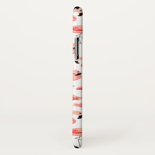 Flamingo Party Case-Mate iPhone Hülle (Hinten/Rechts)