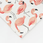 Flamingo Party Fleecedecke (Ecke)