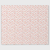 Flamingo Party Geschenkpapier (Flach)