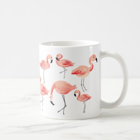 Flamingo Party Kaffeetasse (Rechts)