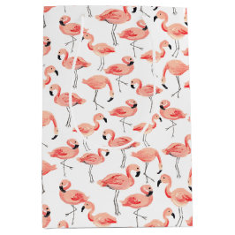 Flamingo-Party Mittlere Geschenktüte