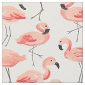 Flamingo-Party Stoff (Nahaufnahme)