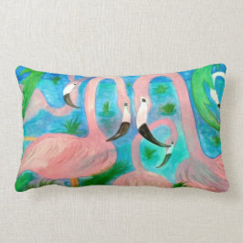Flamingo Party Throw Kissen
