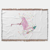 Flamingo Partying - Tiere mit Party Decke (Vorderseite)