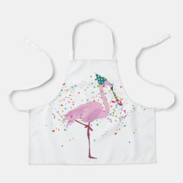 Flamingo Partying - Tiere mit Party Schürze