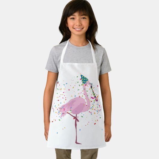 Flamingo Partying - Tiere mit Party Schürze (Insitu)