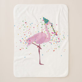 Flamingo Partying - Tiere mit Party Sherpadecke