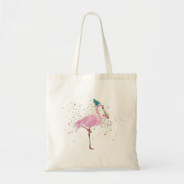 Flamingo Partying - Tiere mit Party Tragetasche